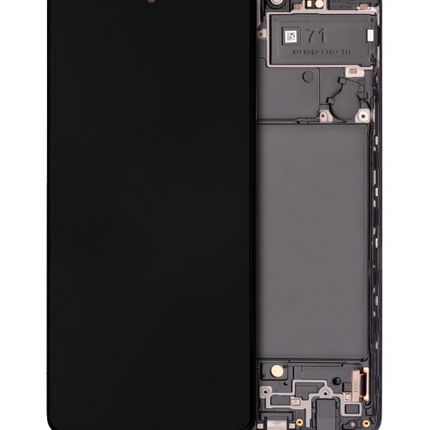 OLED Assembly | for: Samsung Galaxy A71 4G (A715 / 2020) | with: Frame