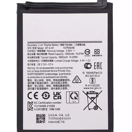 Battery | for: Samsung Galaxy A04 (A045 / 2022), A04E (A042 / 2022), A14 (A145 / 203), A14 5G (A146 / 2023)