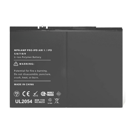 Battery | for: iPad Air 1, iPad 5, iPad 6, iPad 7, iPad 8, iPad 9