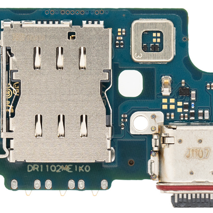 Charging Port | for: Samsung Galaxy S21 Ultra | with: Board, Sim Card Reader | US | Original