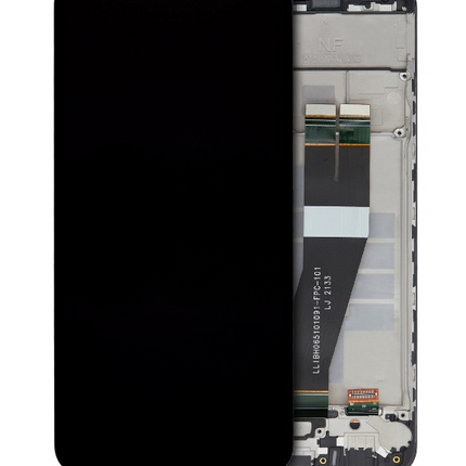 LCD Assembly | for: Samsung Galaxy A03s (A037 / 2021) | OEM | with: Frame