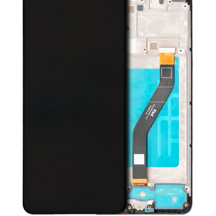LCD Assembly | for: Samsung Galaxy A21 4G (A215 / 2020) | OEM | with: Frame