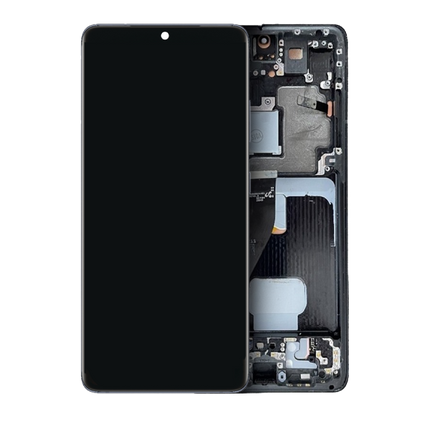 OLED Assembly | for: Samsung Galaxy S21 Ultra | OEM |  with: Frame