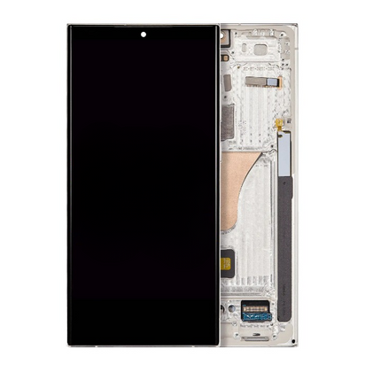 OLED Assembly | for: Samsung Galaxy S23 Ultra | Service Pack | with: Frame