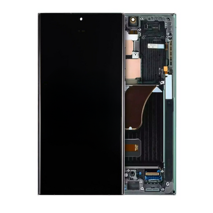 OLED Assembly | for: Samsung Galaxy S23 Ultra | Service Pack | with: Frame