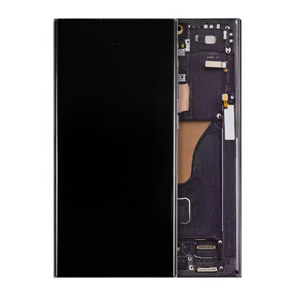 OLED Assembly | for: Samsung Galaxy S23 Ultra | Service Pack | with: Frame