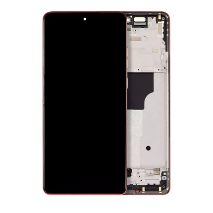 LCD Assembly | for: Motorola Moto G Stylus 5G (2025) | OEM | with: Frame + FP