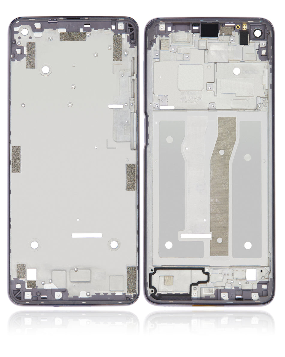 Mid-Frame Housing Compatible For Motorola Moto G Power (XT2117 / 2021) (Flash Gray)