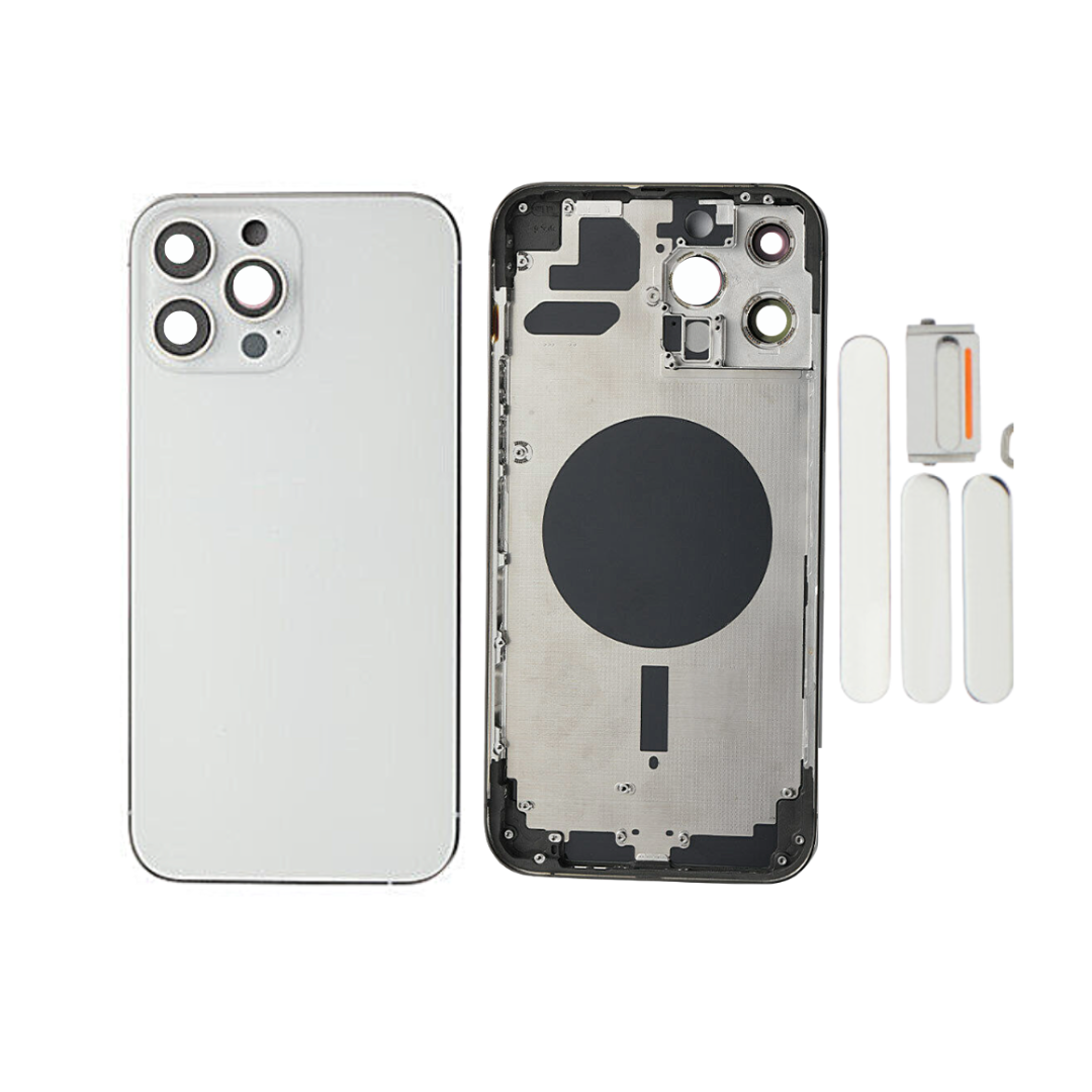 iPhone 13 Pro Housing Without small parts - Silver (includes hard butt ...