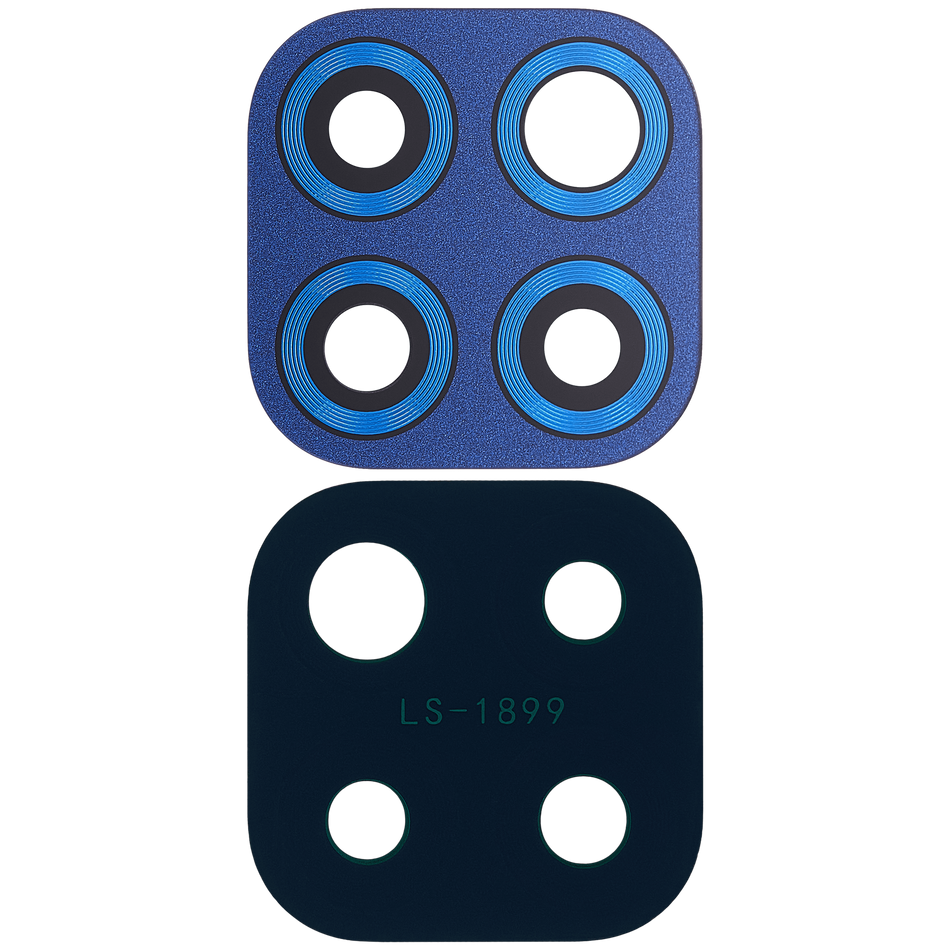 Back Camera Lens Compatible For Motorola Moto G Power (XT2117 / 2021) (Glowing Blue)