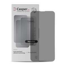 Casper Pro Tempered Glass For iPhone 15 Plus / 16 Plus (10 Pack) (Privacy)