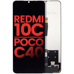 LCD Assembly Without Frame For Xiaomi Redmi 10C / Redmi 10 power / Poco C40 (Aftermarket Plus) (All Colors)