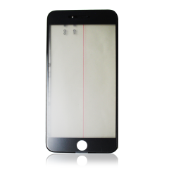 Glass with Frame / OCA / Polarizer Pre-Installed For iPhone 6 Plus (Black)