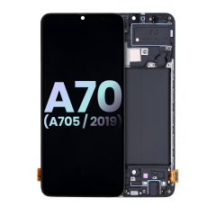 OLED Assembly With Frame For Samsung Galaxy A70  (A705 / 2019) (Service Pack) (All Colors)