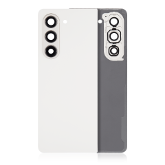 Back Cover Glass With Camera Lens For Samsung Galaxy Z Fold 5 5G (F946) (Cream)