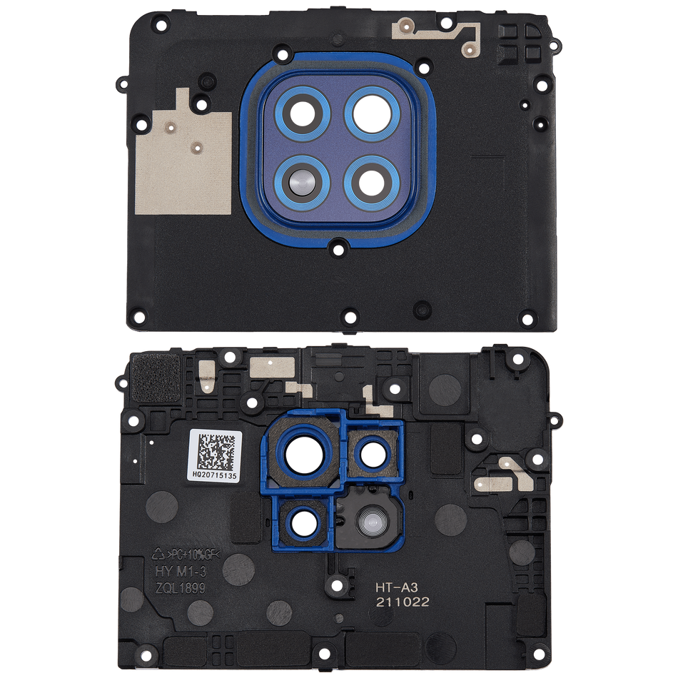 Back Camera Lens With Bracket Compatible For Motorola Moto G Power (XT2117 / 2021) (Blue)