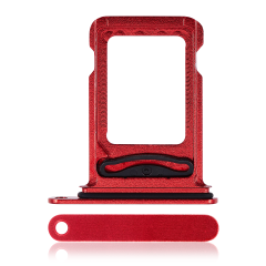 Dual Sim Card Tray For iPhone 14 / 14 Plus (Red)