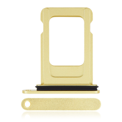 Single Sim Card Tray For iPhone 14 / 14 Plus (Yellow)