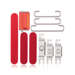 Hard Buttons (Power / Volume / Switch) For iPhone 14 / 14 Plus (Red)