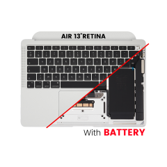 Top Case Assembly With Battery And Keyboard For MacBook Air 13" A2337 (2020)  (US Keyboard) (Used OEM Pull: Grade A) (Silver)
