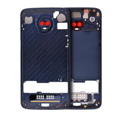 Mid-Frame Housing For Motorola Moto Z3 Play (XT1929-3 / 2018) (Genuine OEM) (Blue)