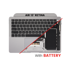 Top Case Assembly With Battery And Keyboard For MacBook Air 13" A2179 (2020) (US Keyboard) (Used OEM Pull: Grade A) (Space Gray)