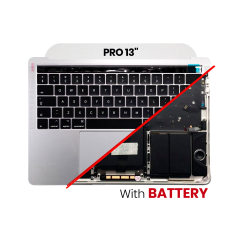 Top Case Assembly With Battery And Keyboard For MacBook Pro 13" A1706 (2016) (US Keyboard) (Used OEM Pull: Grade A) (Space Gray)