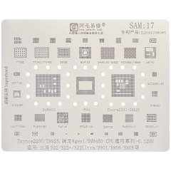 Reballing Stencil For IC Chip For Samsung Galaxy S22 / S22 Plus / S22 Ultra (Amaoe)