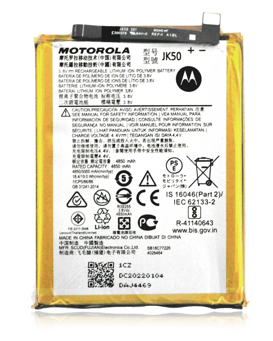 Replacement Battery Compatible For Motorola G Power (XT2165) / G Play (XT2093 / XT2271) / G9 Play (XT2083) / G Power (XT2117) / G7 Power (XT1955) / G7 Supra (XT1955-5) / One Power / E40 / G30 / Defy (XT2083-8) / E7 Plus / G10 (JK50) (Genuine OEM)