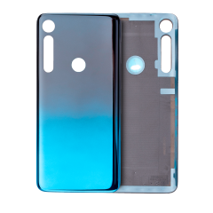 Back Cover Glass For Motorola One Macro (XT2016 / 2019) (Space Blue)