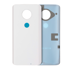Back cover Glass For Motorola Moto G7 (XT1962 / 2019) (Clear White)