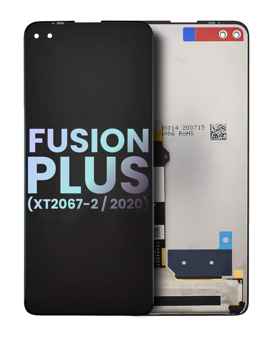 Mid-Frame Housing Assembly Compatible For Motorola Moto Fusion Plus (XT2067-2 / 2020) (Genuine OEM) (Twilight Blue)