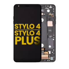 LCD Assembly With Frame For LG Stylo 4 / Stylo 4 Plus (Refurbished) (Aurora Black)