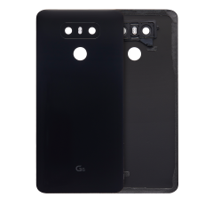 Back cover Glass With Adhesive Pre-Installed For LG G6 (Astro Black)