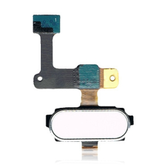 Home Button With Flex Cable For Samsung Galaxy Tab S2 9.7" (T810 / T813 / T815 / T817 / T819) (2015)  (White)