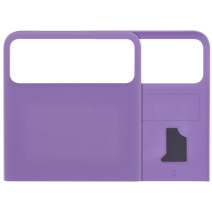 Top OLED Back cover Glass For Motorola Razr / Razr 40 (XT2323 / 2023) (Genuine OEM) (Grape Compote)