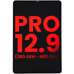 LCD Assembly With Digitizer For iPad Pro 12.9" 3rd Gen (2018) / iPad 12.9" 4th Gen (2020) (Aftermarket Plus) (All Colors)