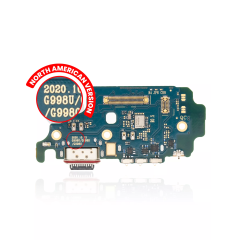 Charging Port Board With Sim Card Reader For Samsung Galaxy S21 Ultra 5G (G998U) (US Version) (Service Pack)