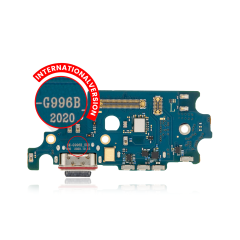 Charging Port Board With Sim Card Reader For Samsung Galaxy S21 Plus (G996B) (International Version) (Premium)
