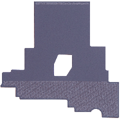 Main PCBA Back Side Heat Dissipation Graphite For Motorola Razr Plus (XT2321 / 2023) (Genuine OEM)