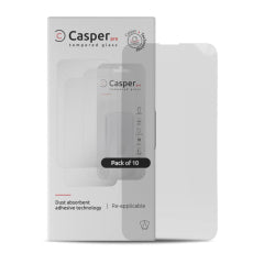 Casper Pro Tempered Glass For iPhone 15 Pro Max (10 Pack) (Clear)