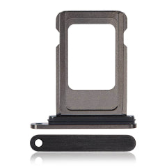 Single Sim Card Tray For iPhone 15 Pro / 15 Pro Max (Black Titanium)