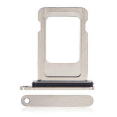 Single Sim Card Tray For iPhone 15 Pro / 15 Pro Max (White Titanium)