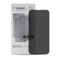 Casper Pro Tempered Glass For iPhone 15 Pro (10 Pack) (Privacy)