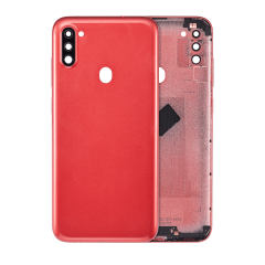 Back Cover With Camera Lens For Samsung Galaxy A11 (A115 / 2020) (International Version) (Aftermarket Plus) (Red)