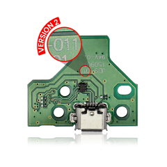 Micro USB Charging Port Board With 12-Pin Flex Cable for PlayStation 4 Controllers (Version 2: JDS-011)