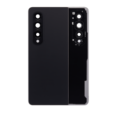 Back Cover Glass With Camera Lens For Samsung Galaxy Z Fold 4 (F936) (Phantom Black)
