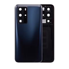 Back cover Glass With Camera Lens For Huawei P40 Pro (Black)