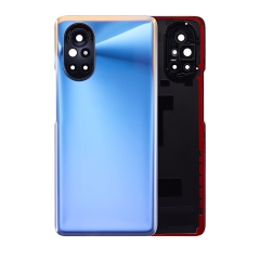Back cover Glass With Camera Lens For Huawei Nova 8 (Blue)