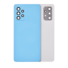 Back cover Glass For Samsung Galaxy A72 (A725 / 2021) (Aftermarket Plus) (Awesome Blue)